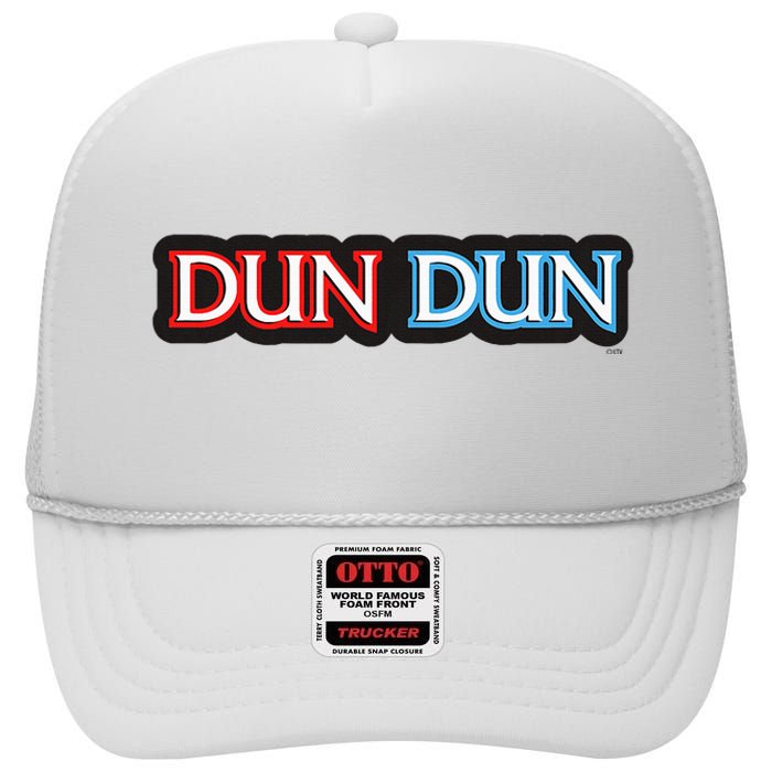 Law & Order Svu Dun Dun High Crown Mesh Back Trucker Hat