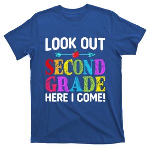 Look Out Second Grade Here I Come First Day Back To School Gift T-Shirt