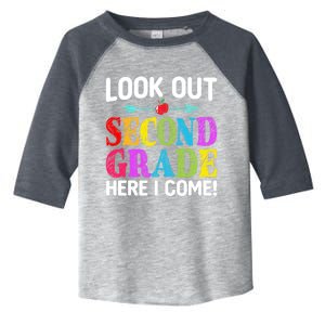 Look Out Second Grade Here I Come First Day Back To School Gift Toddler Fine Jersey T-Shirt