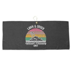 Lawn & Order Special Mowing Unit Large Microfiber Waffle Golf Towel