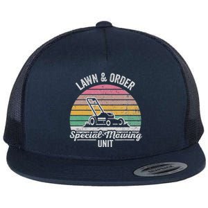 Lawn & Order Special Mowing Unit Flat Bill Trucker Hat