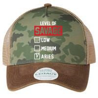 Level Of Savage Low Medium Aries Legacy Tie Dye Trucker Hat