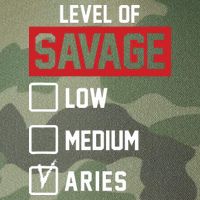 Level Of Savage Low Medium Aries Legacy Tie Dye Trucker Hat