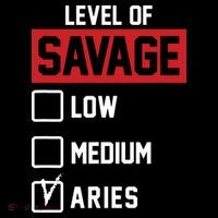Level Of Savage Low Medium Aries Wool Snapback Cap