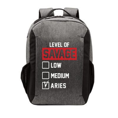 Level Of Savage Low Medium Aries Vector Backpack