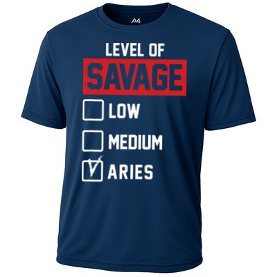 Level Of Savage Low Medium Aries Performance Shirt