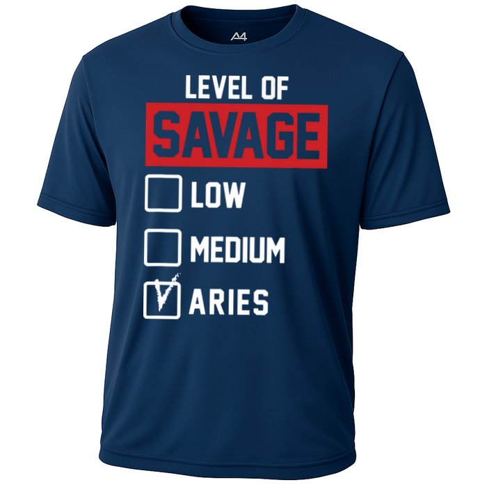 Level Of Savage Low Medium Aries Performance Shirt