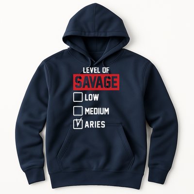 Level Of Savage Low Medium Aries Hoodie