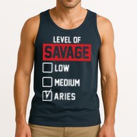Level Of Savage Low Medium Aries Tank Top
