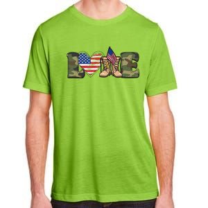 Love Our Soldiers, US Troops Adult ChromaSoft Performance T-Shirt