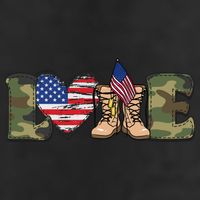 Love Our Soldiers, US Troops Adult Drive Performance Visor