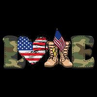 Love Our Soldiers, US Troops 16 in Basic Backpack
