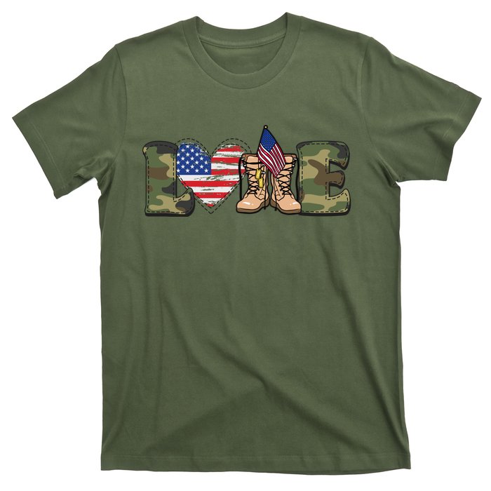 Love Our Soldiers, US Troops T-Shirt