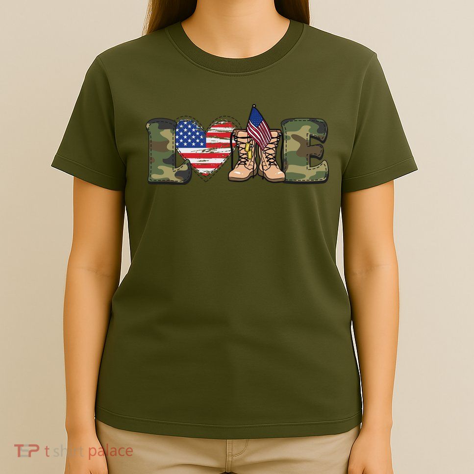 Love Our Soldiers, US Troops T-Shirt