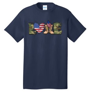 Love Our Soldiers, US Troops Tall T-Shirt