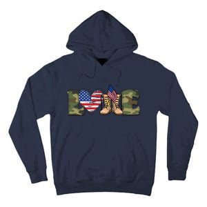 Love Our Soldiers, US Troops Tall Hoodie