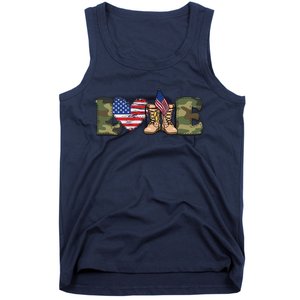 Love Our Soldiers, US Troops Tank Top