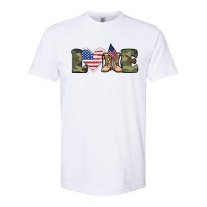 Love Our Soldiers, US Troops Softstyle CVC T-Shirt