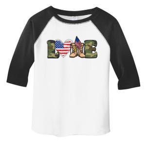 Love Our Soldiers, US Troops Toddler Fine Jersey T-Shirt