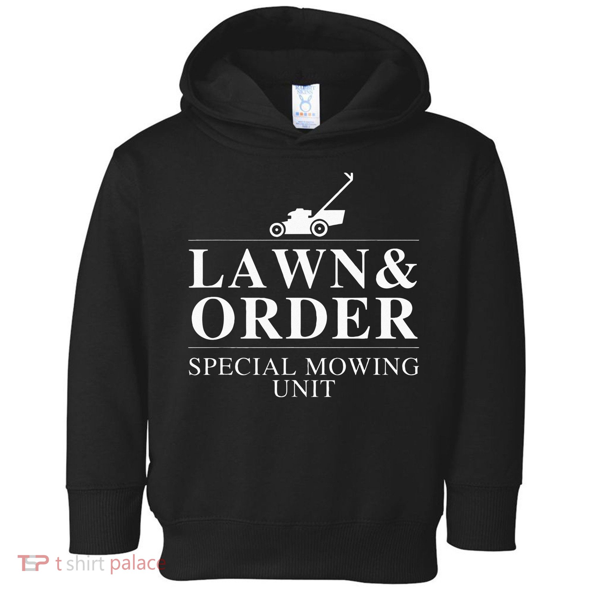 Lawn & Order Special Mowing Unit Funny Dad Joke Toddler Hoodie