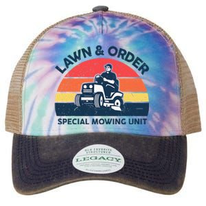 Lawn Order Special Mowing Unit Gardening Dad Father Day Gift Legacy Tie Dye Trucker Hat