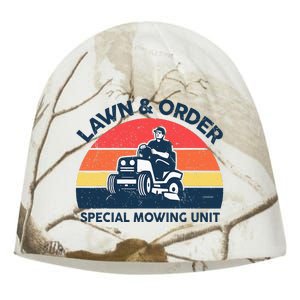 Lawn Order Special Mowing Unit Gardening Dad Father Day Gift Kati - Camo Knit Beanie