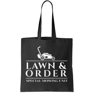 Lawn & Order Special Mowing Unit Gardening Lawn Mower Tote Bag