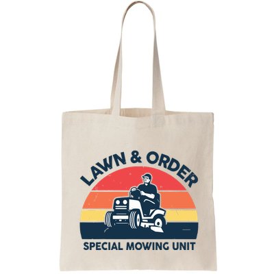 Lawn Order Special Mowing Unit Funny Mower Gardening Dad Bag