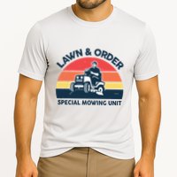 Lawn Order Special Mowing Unit Funny Mower Gardening Dad Cooling Performance Crew T-Shirt