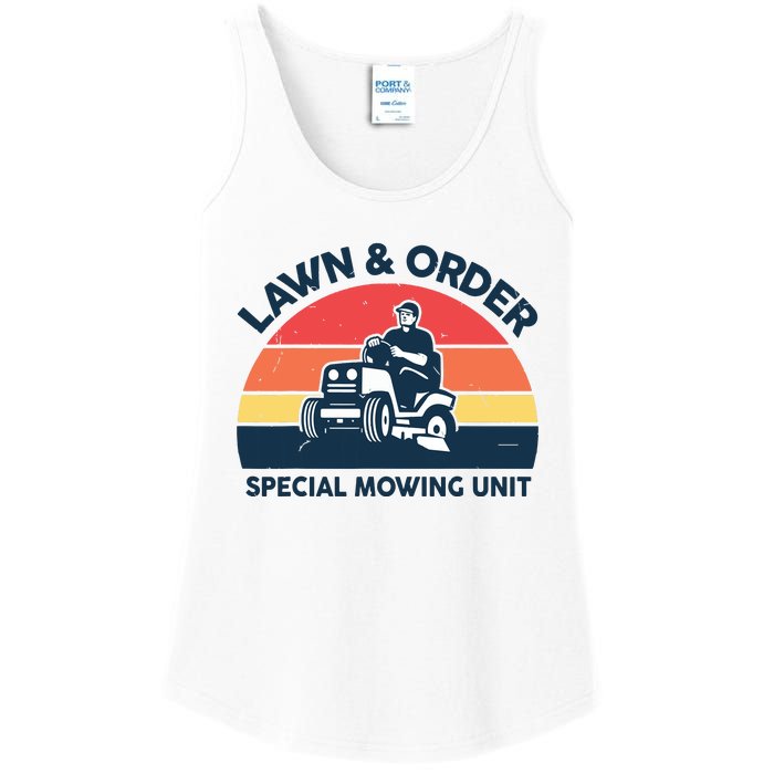 Lawn Order Special Mowing Unit Funny Mower Gardening Dad Ladies Essential Tank