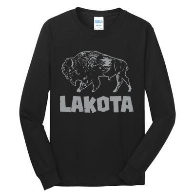 Lakota Oglala Sioux Tribe Native American Day Indigenous Tall Long Sleeve T-Shirt