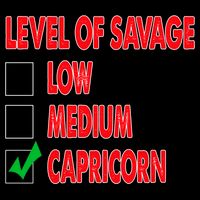 Level Of Savage Capricorn Astrology Meaningful Gift City Backpack