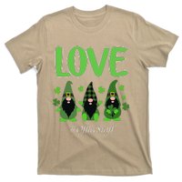 Love Office Staff Gnome Shamrock Saint Patrick's Day T-Shirt