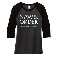 Law & Order Special Defensive Women's Tri-Blend 3/4-Sleeve Raglan Shirt