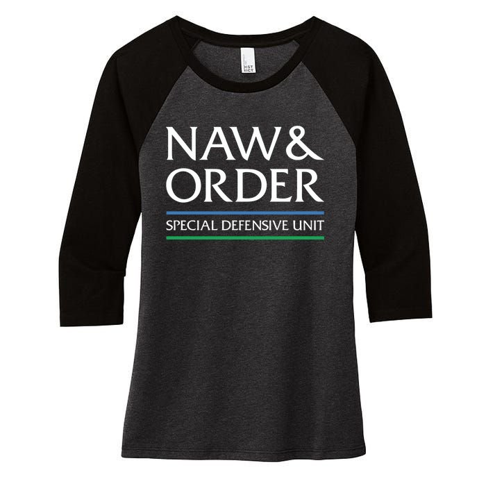 Law & Order Special Defensive Women's Tri-Blend 3/4-Sleeve Raglan Shirt