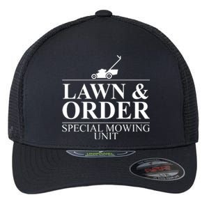 Lawn & Order Special Mowing Unit Flexfit Unipanel Trucker Cap