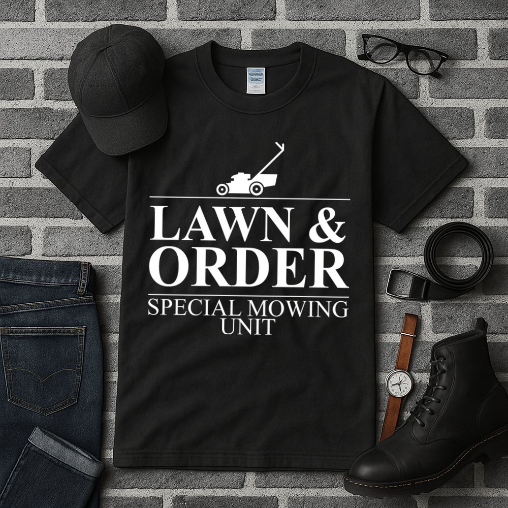 Lawn & Order Special Mowing Unit Tall T-Shirt