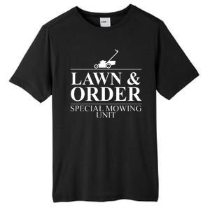 Lawn & Order Special Mowing Unit Tall Fusion ChromaSoft Performance T-Shirt