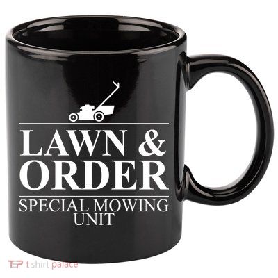 Lawn & Order Special Mowing Unit 11oz C Handle Ceramic Mug