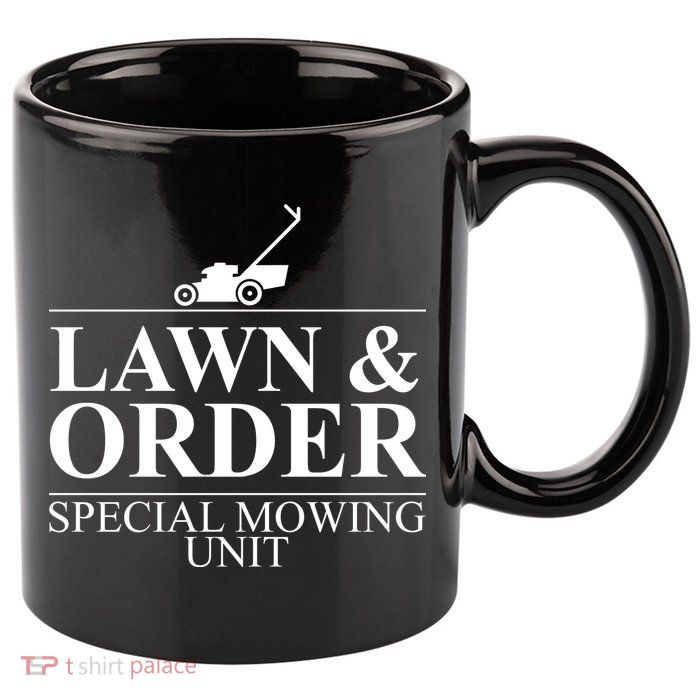 Lawn & Order Special Mowing Unit 11oz C Handle Ceramic Mug