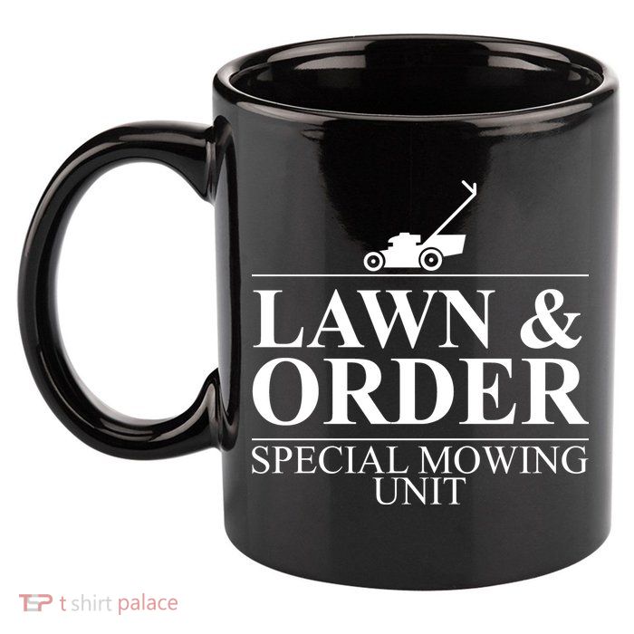 Lawn & Order Special Mowing Unit 11oz C Handle Ceramic Mug