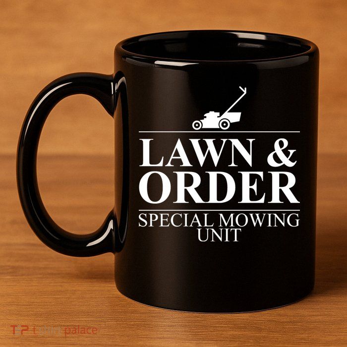 Lawn & Order Special Mowing Unit 11oz C Handle Ceramic Mug