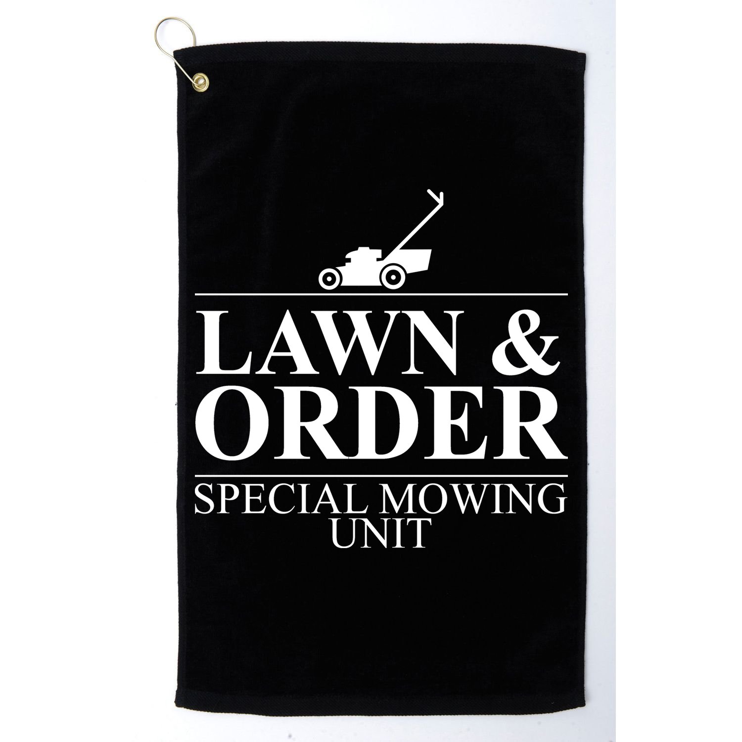 Lawn & Order Special Mowing Unit Golf Towel