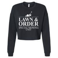 Lawn & Order Special Mowing Unit Cropped Pullover Crew