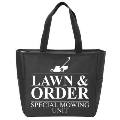 Lawn & Order Special Mowing Unit Zip Tote Bag