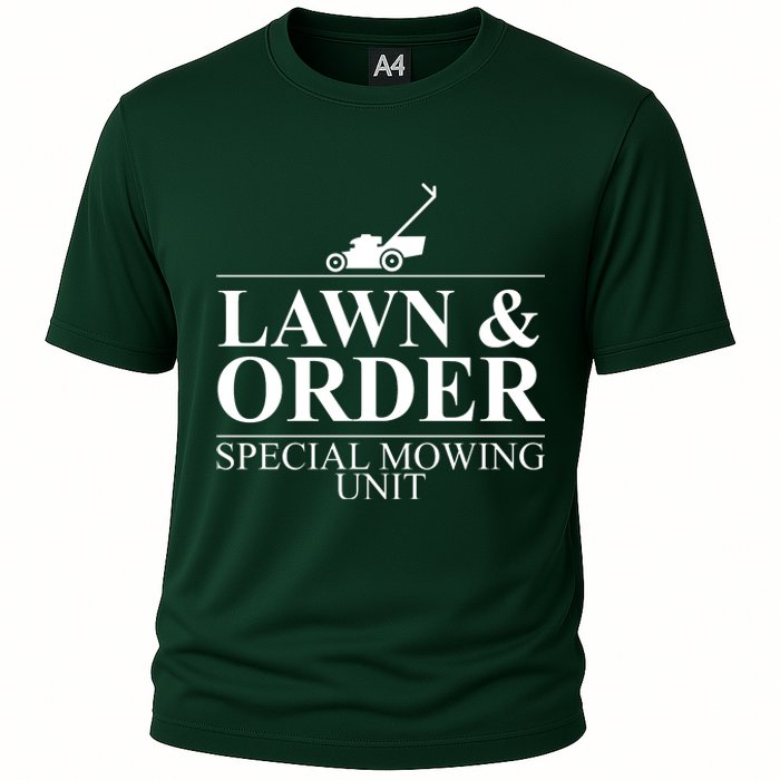 Lawn & Order Special Mowing Unit Cooling Performance Crew T-Shirt