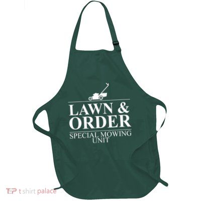 Lawn & Order Special Mowing Unit Full-Length Apron With Pockets