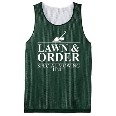 Lawn & Order Special Mowing Unit Mesh Reversible Basketball Jersey Tank