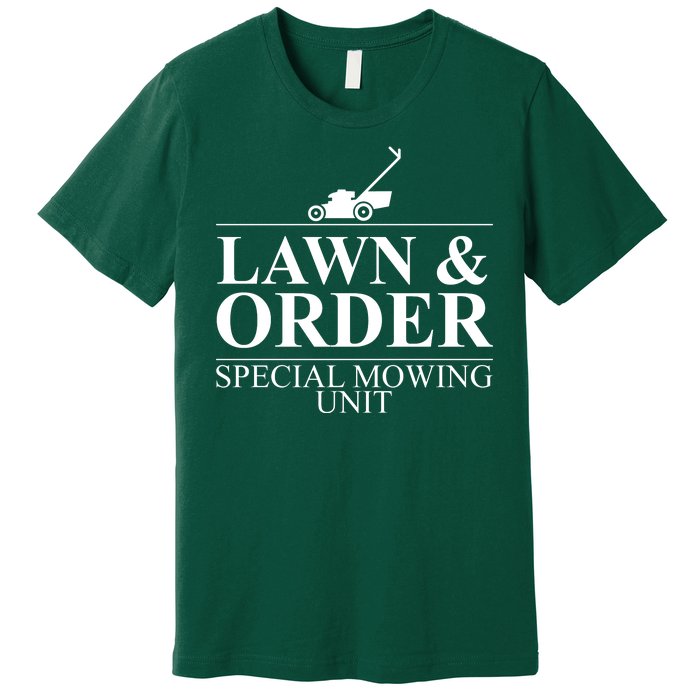 Lawn & Order Special Mowing Unit Premium T-Shirt