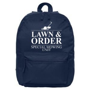 Lawn & Order Special Mowing Unit 16 in Basic Backpack